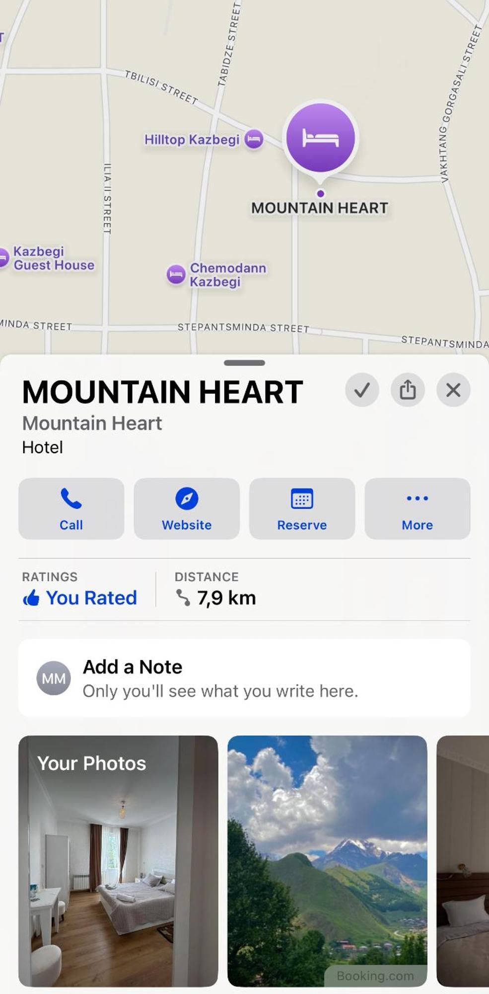 卡兹贝吉Mountain Heart住宿加早餐旅馆 外观 照片